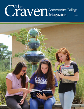 The Craven Community College Magazine