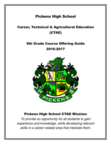 Pickens High School - Phsctae.weebly 