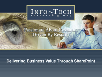 Delivering Business Value Through SharePoint - Login