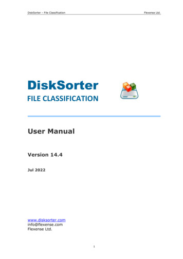 DiskSorter File Classification