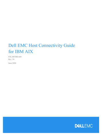 Dell EMC Host Connectivity Guide For IBM AIX