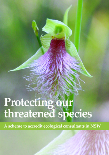 Protecting Our Threatened Species - Australian Broadcasting Corporation