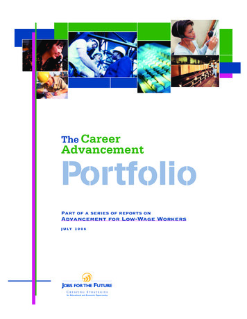 The Career Advancement Portfolio - Ed