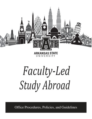 Faculty-Led Study Abroad - Arkansas State University