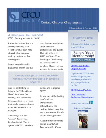 Buffalo Chapter Chaptergram