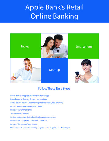 Apple Bank Retail Online Banking Guide