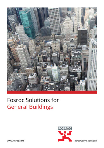 Fosroc Solutions For General Buildings - Amazon Web Services
