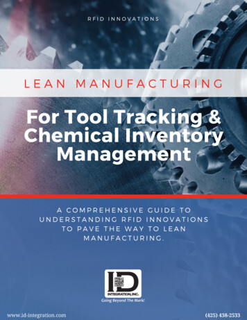 Guide To Rfid Tool Tracking And Chemical Inventory Management Id .