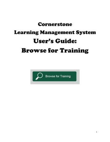 Cornerstone Learning Management System - William & Mary