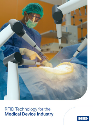 RFID Technology For The Medical Device Industry Brochure