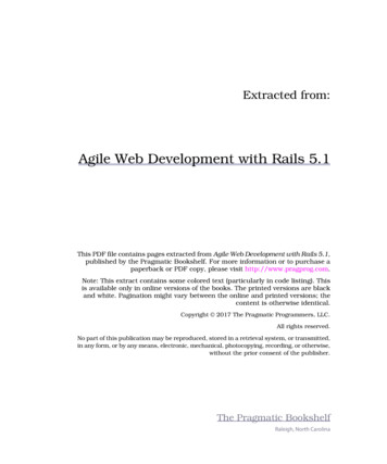 Agile Web Development With Rails 5 - The Pragmatic Programmer