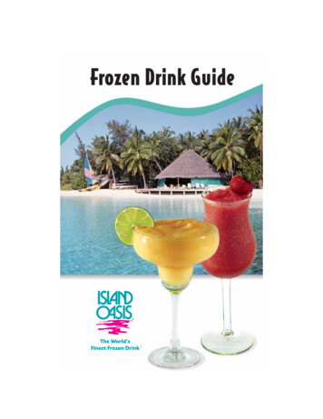 Island Oasis Drink Guide - Resnick's Rentals