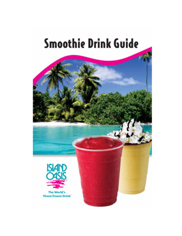 Island Oasis Smoothie Guide - Resnick's Rentals