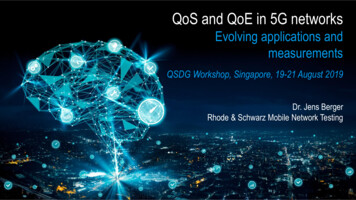 QSDG Workshop, Singapore, 19-21 August 2019 - ITU