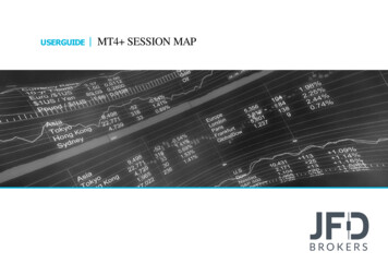 USERGUIDE MT4 SESSION MAP - JFD Brokers