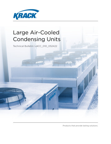 Large Air-Cooled Condensing Units - Krack