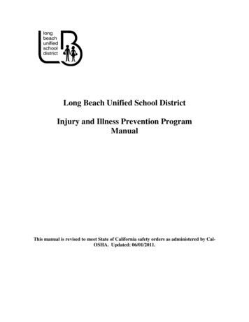 Long Beach Unified School District Injury And Illness Prevention .