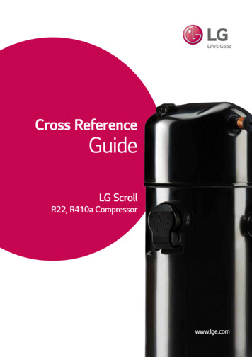 Cross Reference Guide - LG Electronics