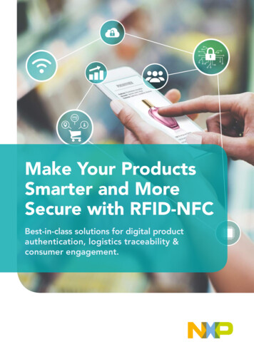Make Your Products Smarter And More Secure With RFID-NFC - NXP