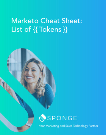 Marketo Cheat Sheet: List Of {{ Tokens }} - Sponge