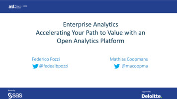 Enterprise Analytics Accelerating Your Path To Value With An Open .