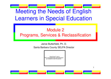 Meeting The Needs Of English Learners In Special Education