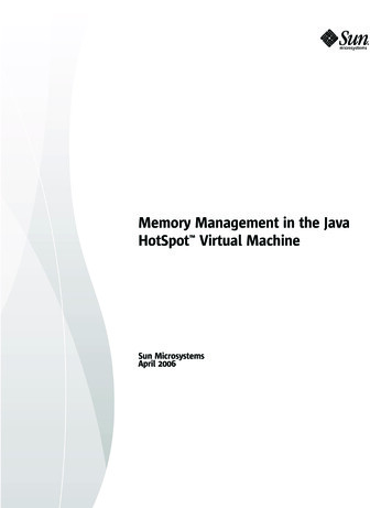 Memory Management In The Java HotSpot Virtual Machine