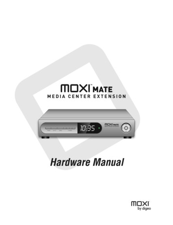 MOXI Mate Hardware Manual