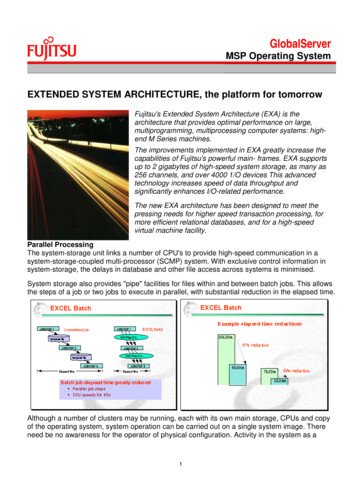 MSP Operating System EXTENDED SYSTEM ARCHITECTURE, The . - Fujitsu