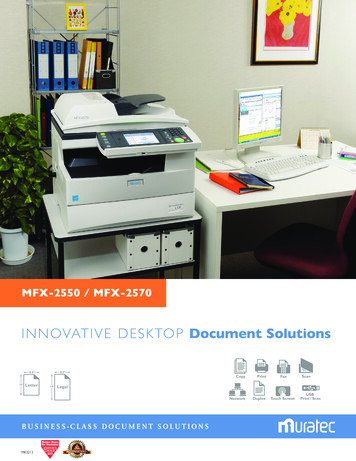 InnovatIve DesKtop Document Solutions - C-nassar 