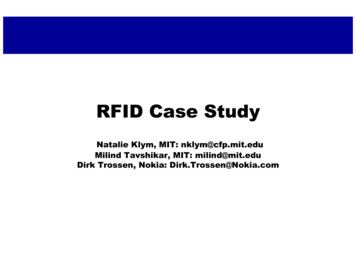 RFID Case Study - MIT