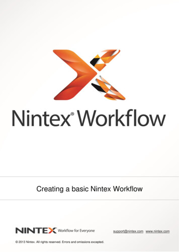 Nintex Workflow 2013 Creating A Basic Nintex Workflow