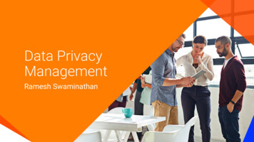 Data Privacy Management - Informatica