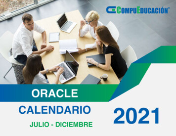 ORACLE CALENDARIO 2021 - Compueducacion.mx