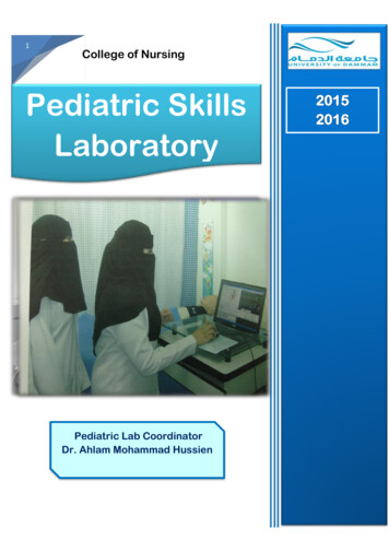 Pediatric Skills Laboratory - Imam Abdulrahman Bin Faisal University