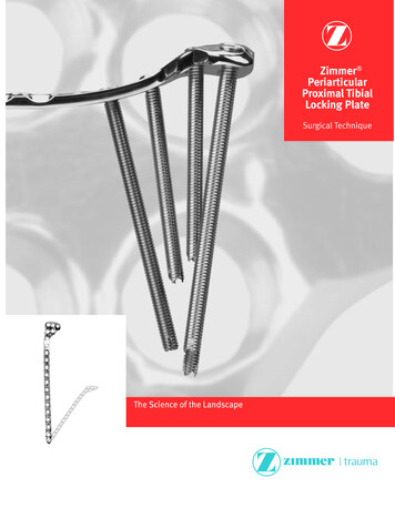 Zimmer Periarticular Proximal Tibial Locking Plate