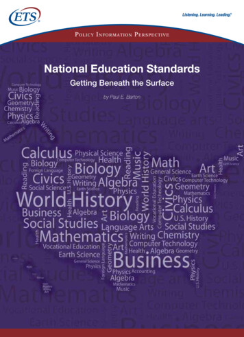 National Education Standards - Educational Testing Service