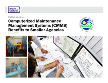 PNCWA Webinar Computerized Maintenance Management Systems (CMMS .