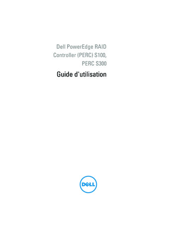 Dell PowerEdge RAID Controller (PERC) S100, PERC S300