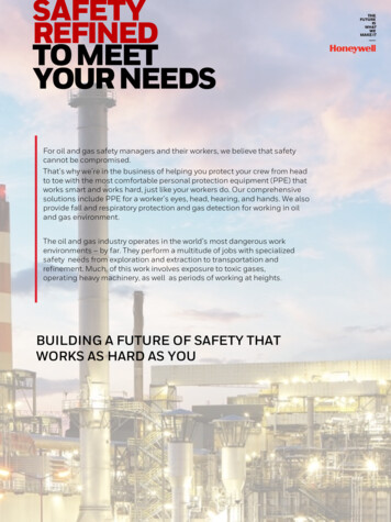 SAFETY REFINED TO MEET YOUR NEEDS - Honeywell