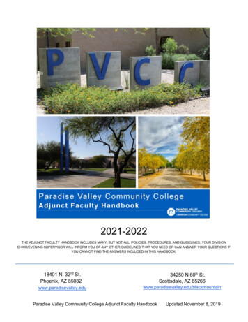 21-2022 - Paradise Valley Community College