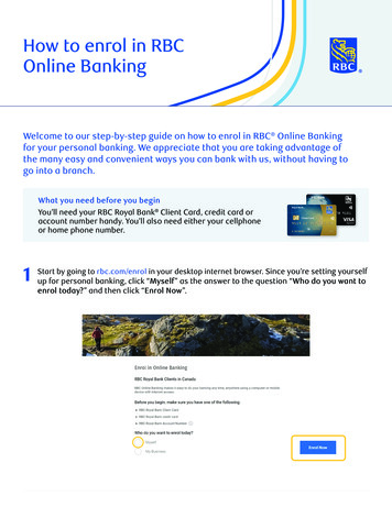 How To Enrol In RBC Online Banking - RBC Royal Bank
