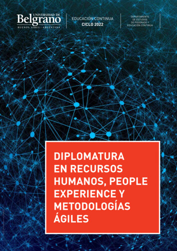 DIPLOMATURA EN RECURSOS HUMANOS, PEOPLE EXPERIENCE Y . - Ub.edu.ar