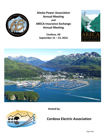 Cordova Electric Association - Alaska Power