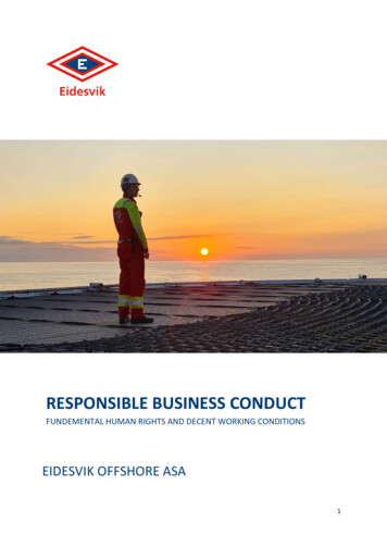 Responsible Business Conduct