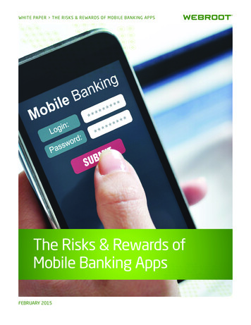 The Risks & Rewards Of Mobile Banking Apps