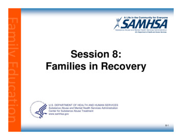 8. Families In Recovery - Prevention Action Alliance
