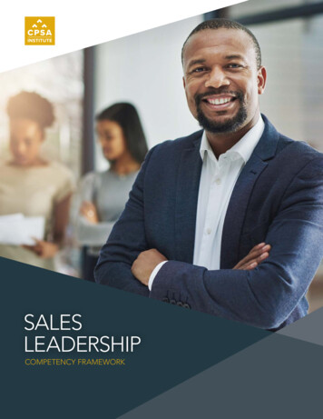 Sales Leadership - Cpsa