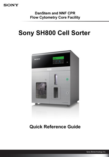 Sony SH800 Cell Sorter - NYU Langone Health