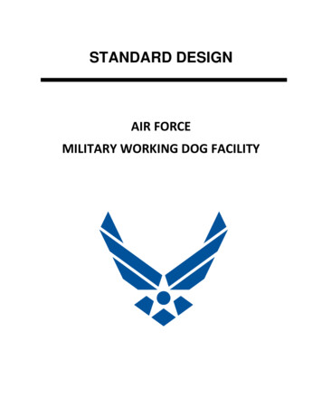Air Force Military Working Dog Facility Standard Design